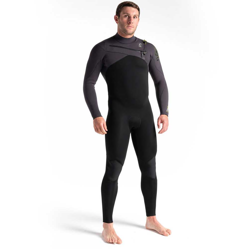 C-Skins ReWired 3/2mm CZ Summer Wetsuit  - Black/Meteor X/Lime