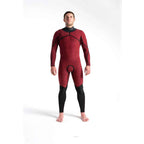 C Skins ReWired 5/4mm C/Z Winter Wetsuit-Black/Black X/Ultra Cyan