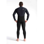C Skins ReWired 5/4mm C/Z Winter Wetsuit-Black/Black X/Ultra Cyan