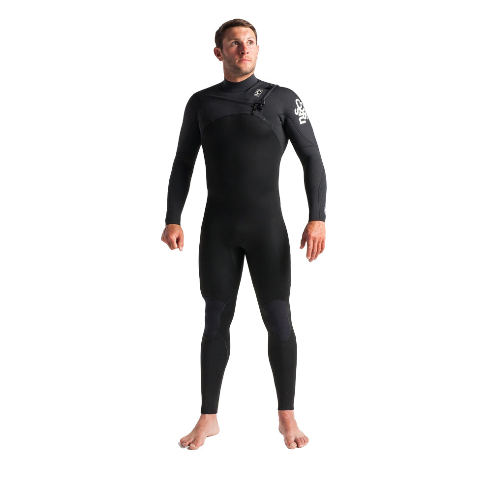 C-Skins Session 4/3mm CZ Wetsuit  - Black/Slate Diamond/Black