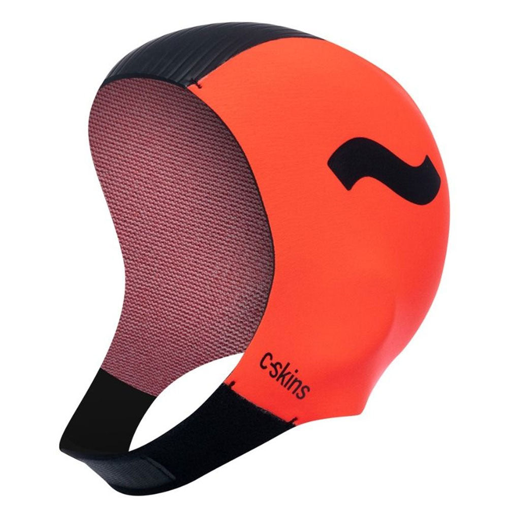 C-Skins Swim Research Freedom 3mm Swim Cap  - Black/Orange