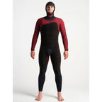 C-Skins Wired 5/4 LQS Hooded CZ Wetsuit -Black X/Black X/Saffron
