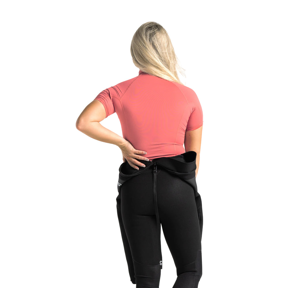 C-Skins Womens Rash X Rash Vest  - Coral/Slate Navy