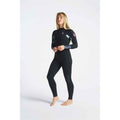 C-Skins Womens Solace 5/4/3mm BZ Wetsuit  - Black/Tropical/Rose