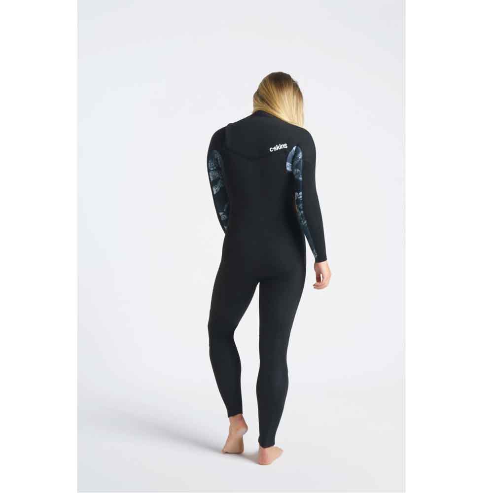 C-Skins Womens Solace 5/4/3mm CZ Wetsuit  - Black/Tropical/White