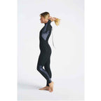 C-Skins Womens Surflite 5/4/3mm BZ Wetsuit  - Raven Black/Black