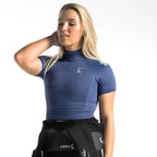 C-Skins Womens Turtle Neck Short Sleeve Rash Vest