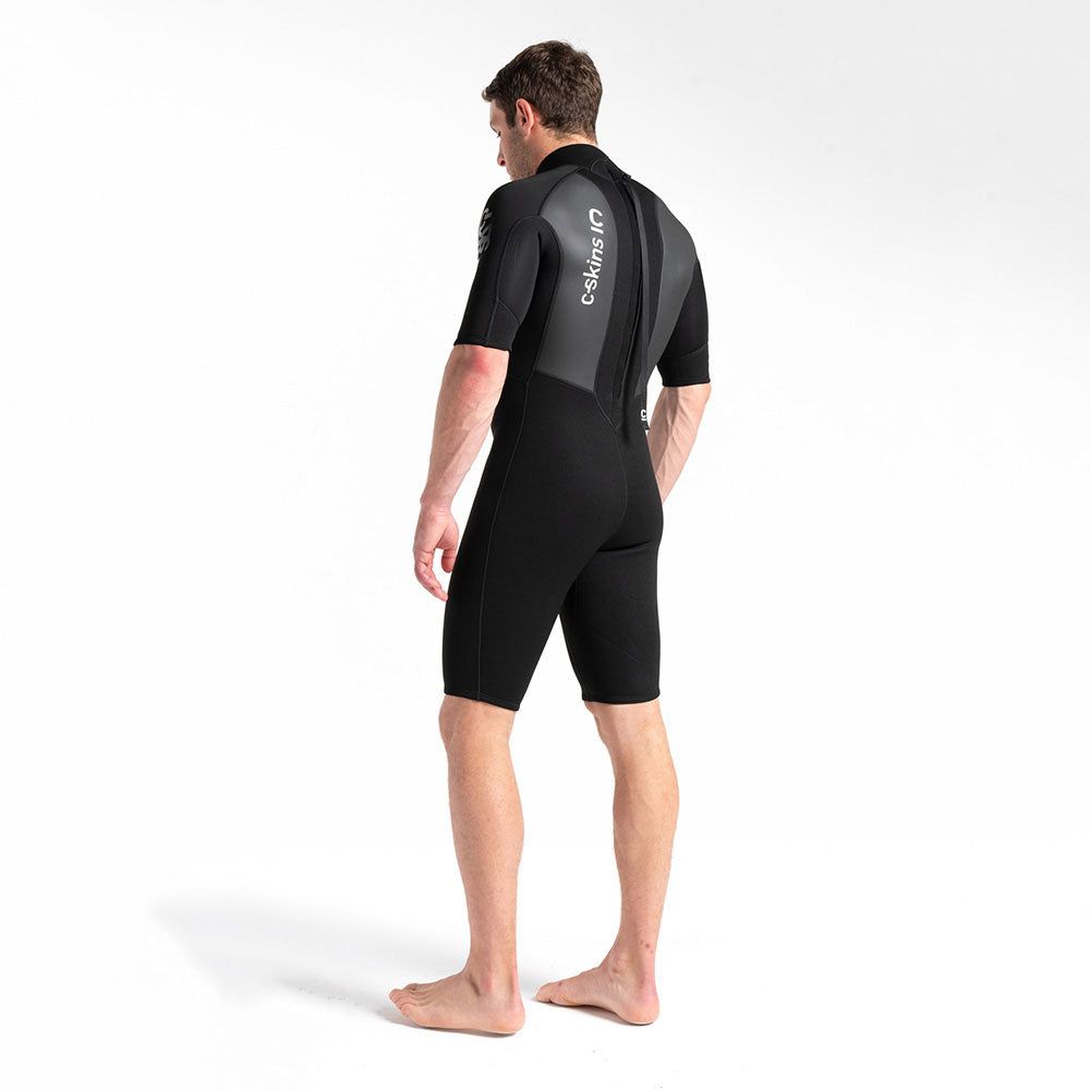C-Skins Element 3/2mm Mens Shortie Wetsuit - Black