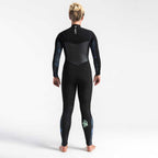 C-Skins Womens Solace 4/3mm CZ Wetsuit -Raven Blk/Unity/GreenAsh