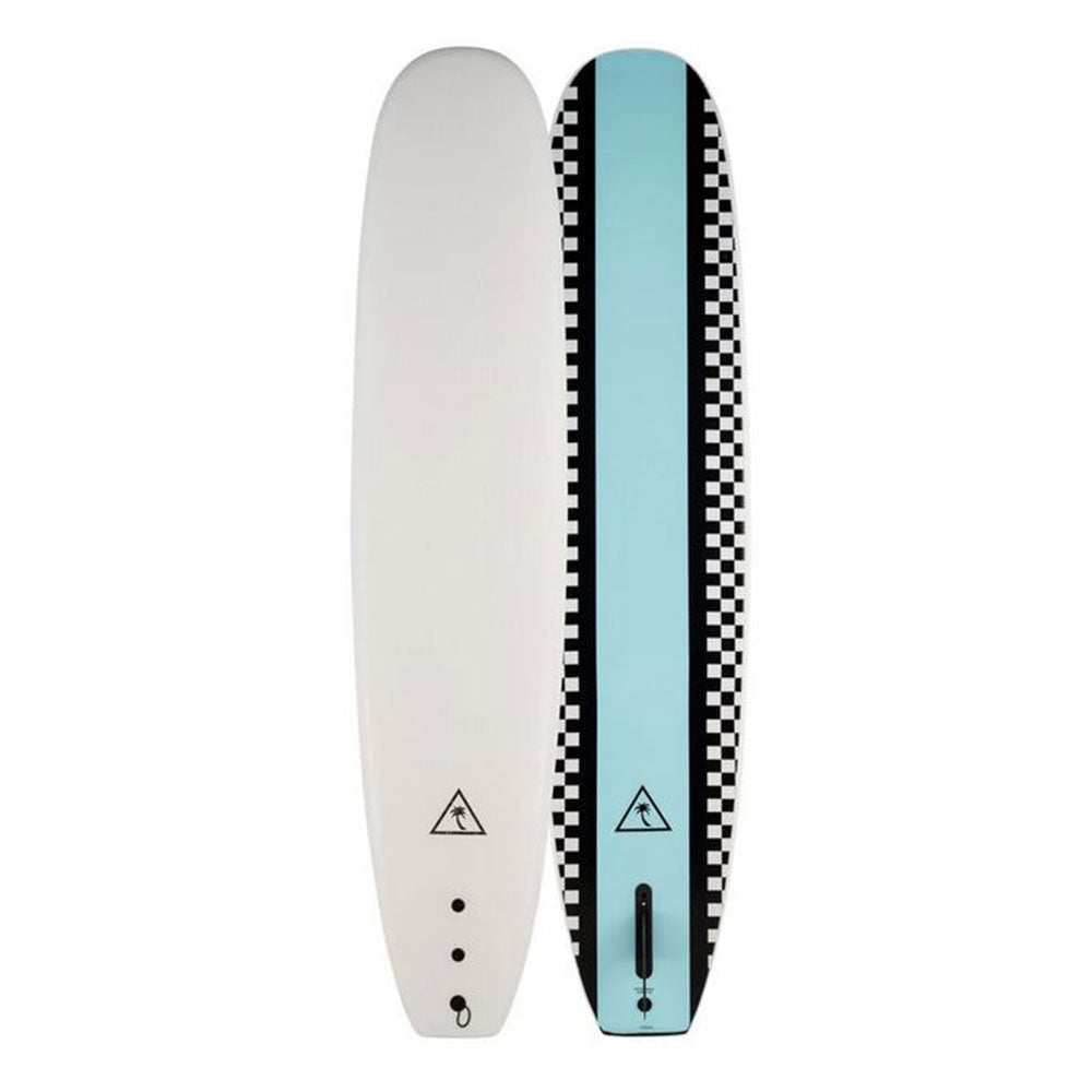 Catch Surf 8'6 Noserider Soft Surfboard - White / Light Blue