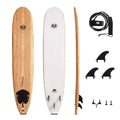 CBC 8ft Soft Surfboard - Wood Grain