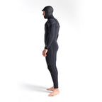 C Skins Wired 5/4mm LQS Hooded C/Z Wetsuit -Black X/Black X/Black - Size XL Only