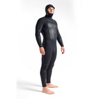 C Skins Wired 5/4mm LQS Hooded C/Z Wetsuit -Black X/Black X/Black - Size XL Only