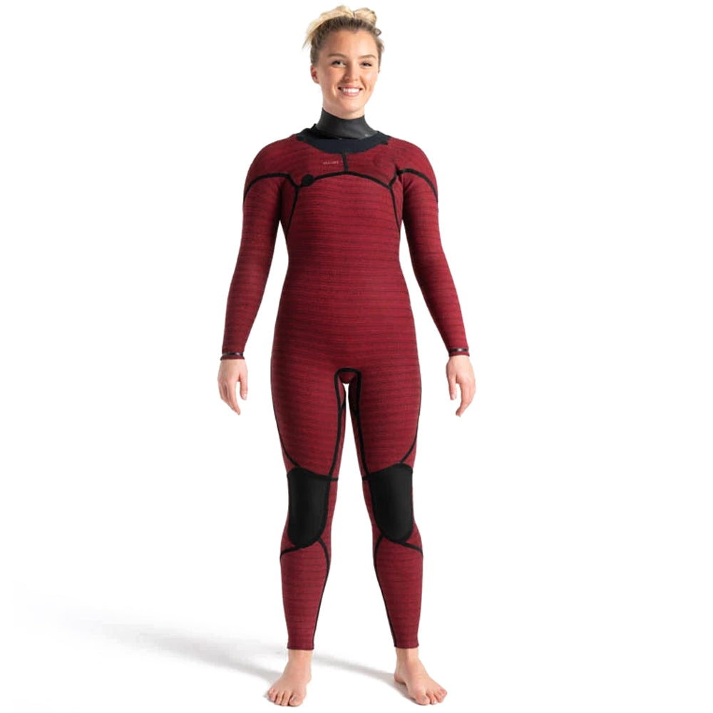 CSkins Womens ReWired 3/2 Chestzip Wetsuit - Raven Black