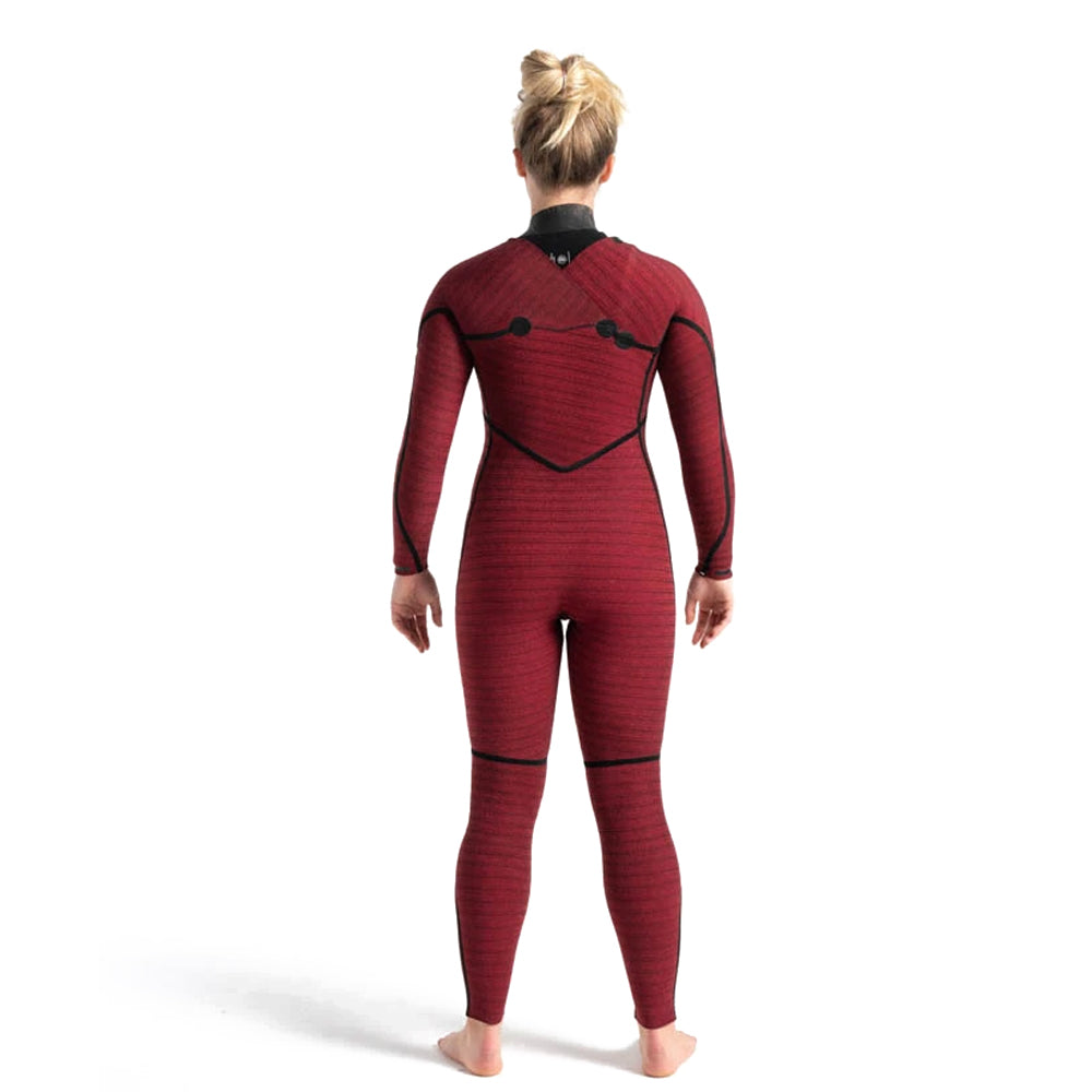 CSkins Womens ReWired 3/2 Chestzip Wetsuit - Raven Black