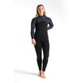 C Skins Womens ReWired 5/4mm C/Z Wetsuit-Raven Blk/Blk X/C-Green