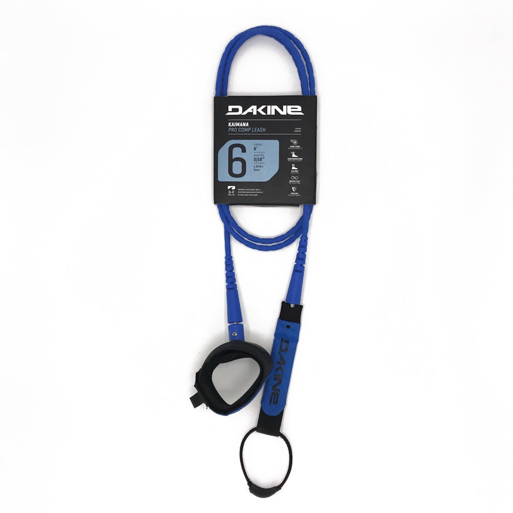Dakine Kaimana Team Leash 6ft x 1/4 - Blue