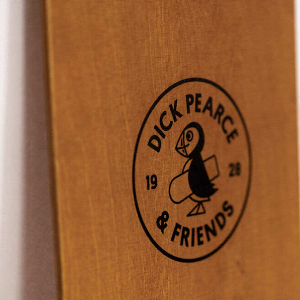 Dick Pearce & Friends Surfrider Belly Board - Wood Stain
