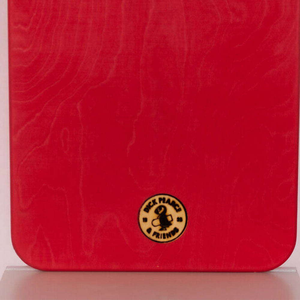 Dick Pearce and Friends Surfrider Painted Belly Board Puffin Red