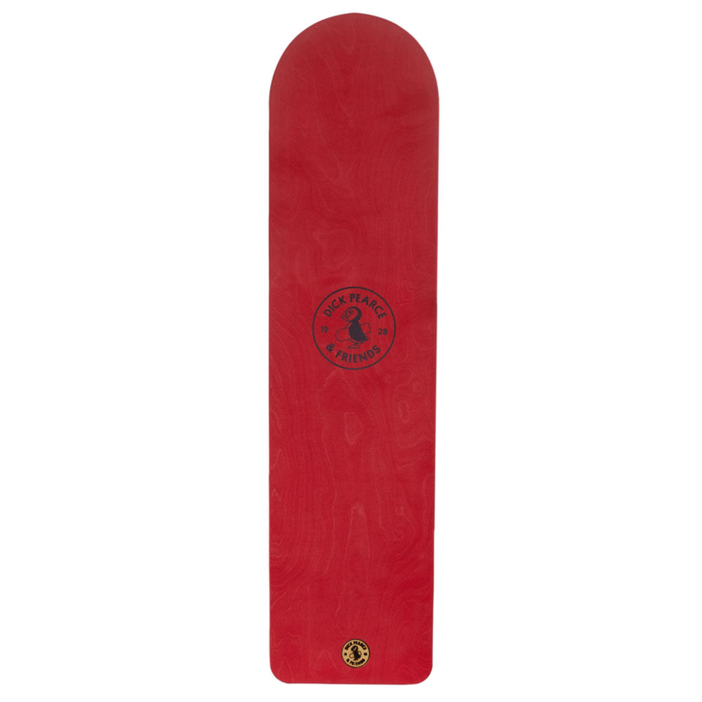 Dick Pearce and Friends Surfrider Painted Belly Board Puffin Red