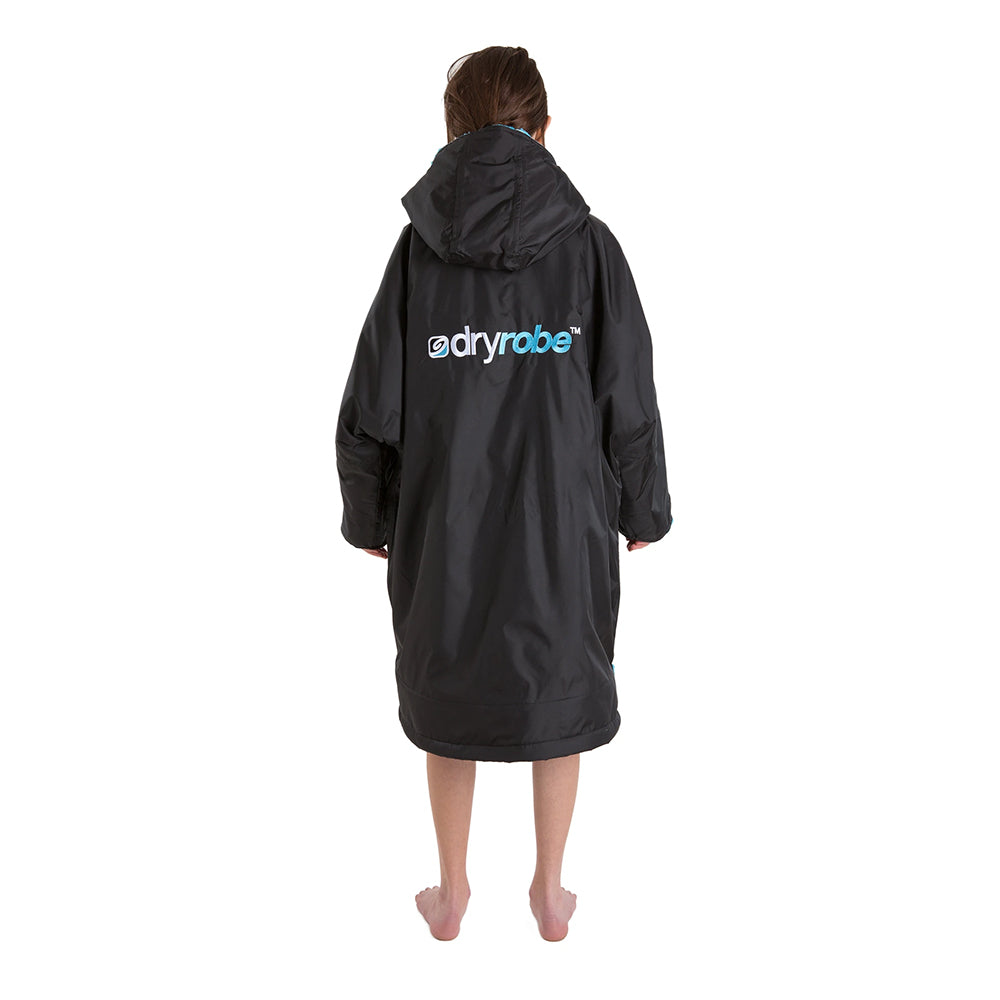 Dryrobe Advance Kids Long Sleeve - Black Blue