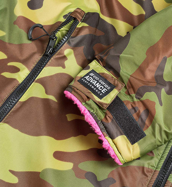 Dryrobe Advance Long Sleeve - Camo Pink Small