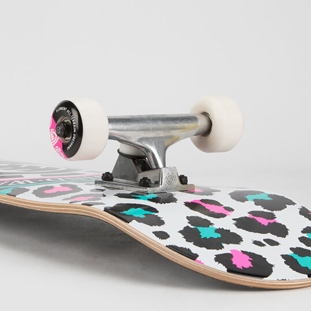 Element Leopard Party 7.7  Complete Skateboard