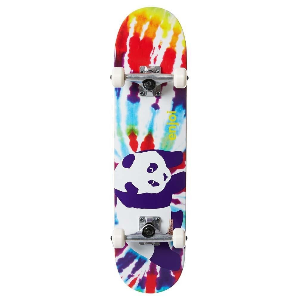Enjoi Tie Dye Youth 7.375" Complete Skateboard - Tie Dye