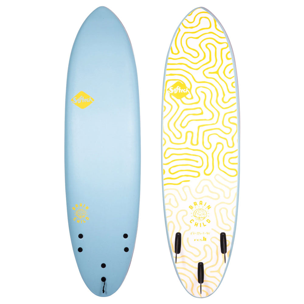 FCS Brainchild 7'0 Mist Softtech Surfboard