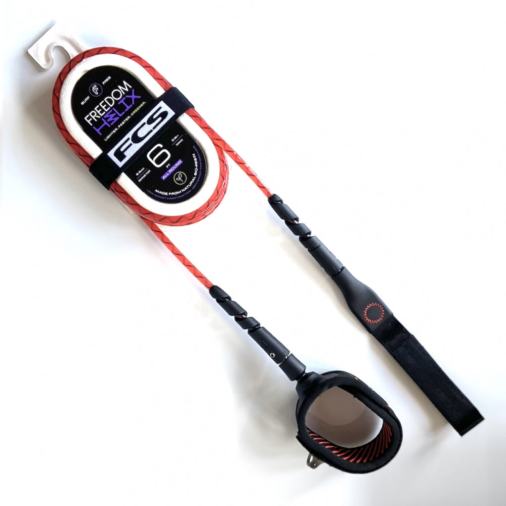 FCS Freedom Helix 6' Surfboard Leash