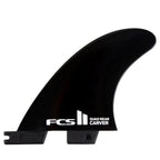 FCS II Carver Black Medium Quad Rear Retail Fins