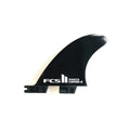 FCS II Carver Black Small Quad CTR Rear Retail Fins