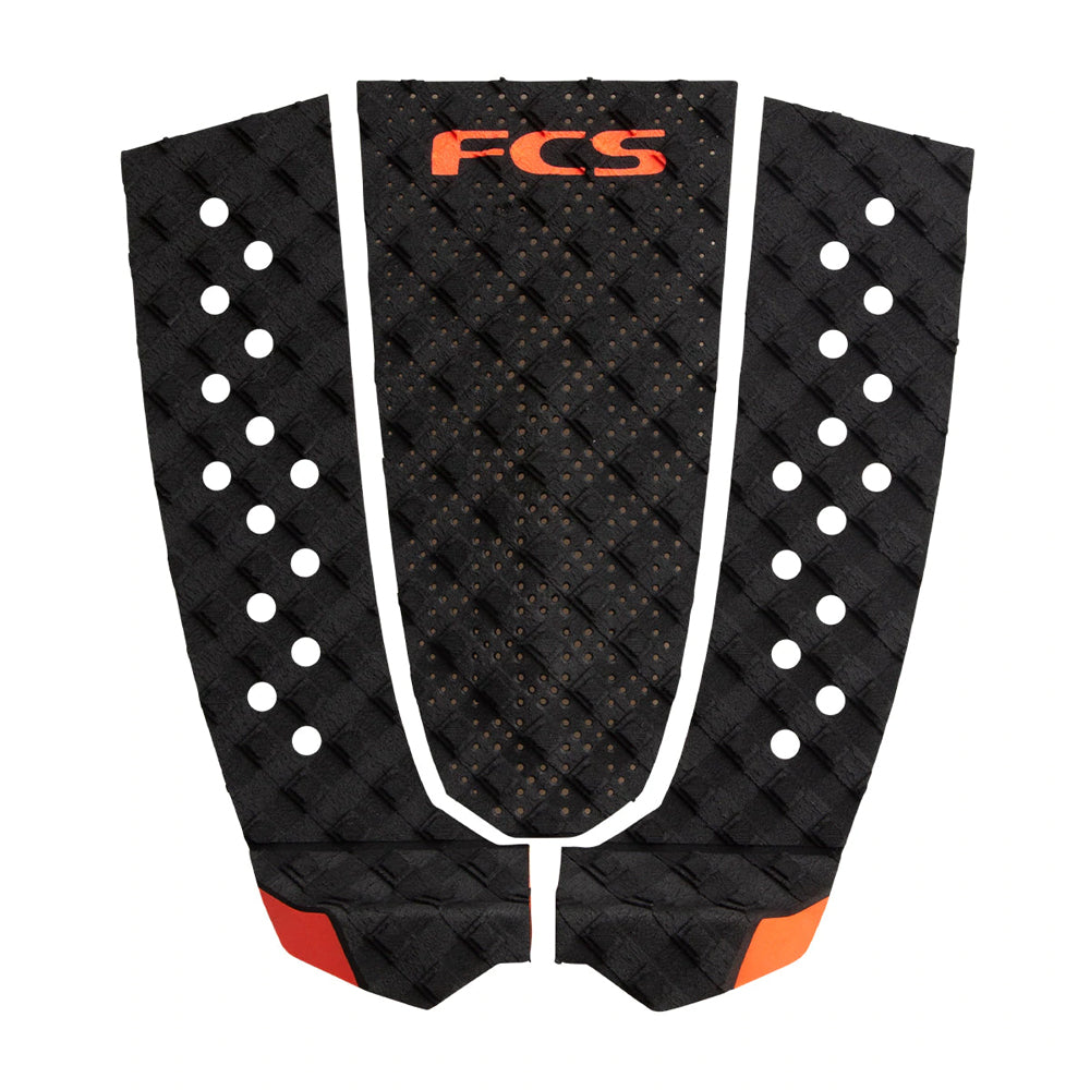 FCS T-3 Surfboard Deck Grip  - Mid Black