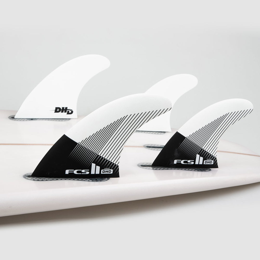 FCS 2 DHD Performance Core Tri Quad Surfboard Fin Set