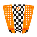 FCS Kyuss Surfboard Deck Grip - Red Warp Check