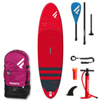 Fanatic 10'8 Fly Air Pure Red Inflatable SUP Package - Inc Paddle