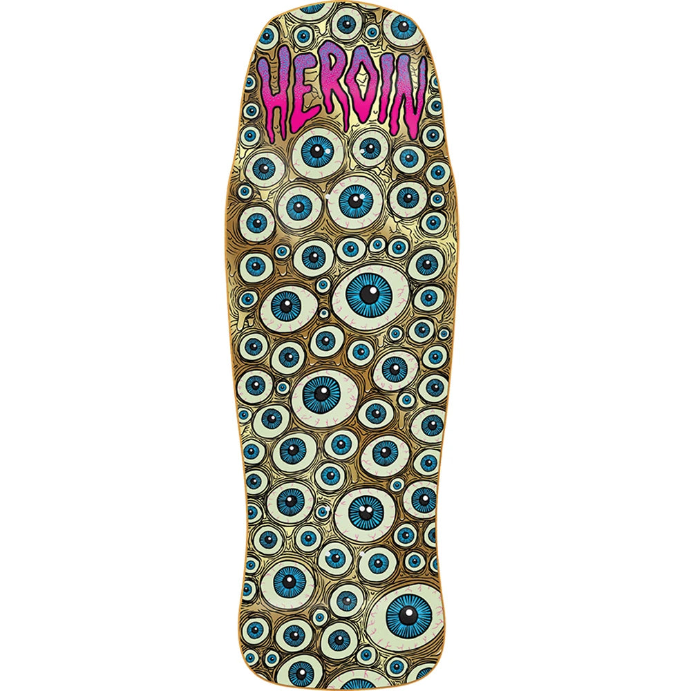 Heroin Eyeballer Gold 10.1" Deck