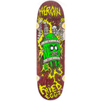 Heroin Fried Egg II 8.9" Skateboard Deck