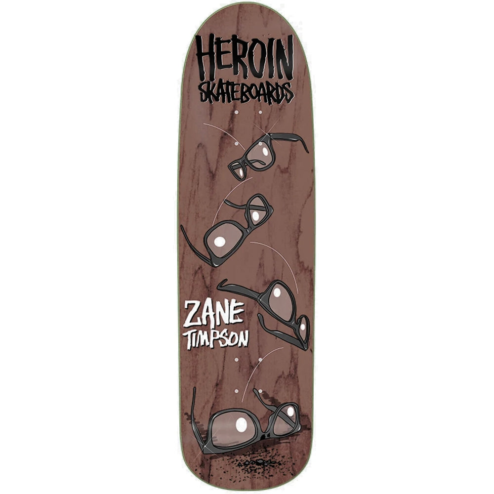 Heroin Zane Timpson Glasses 9" Deck