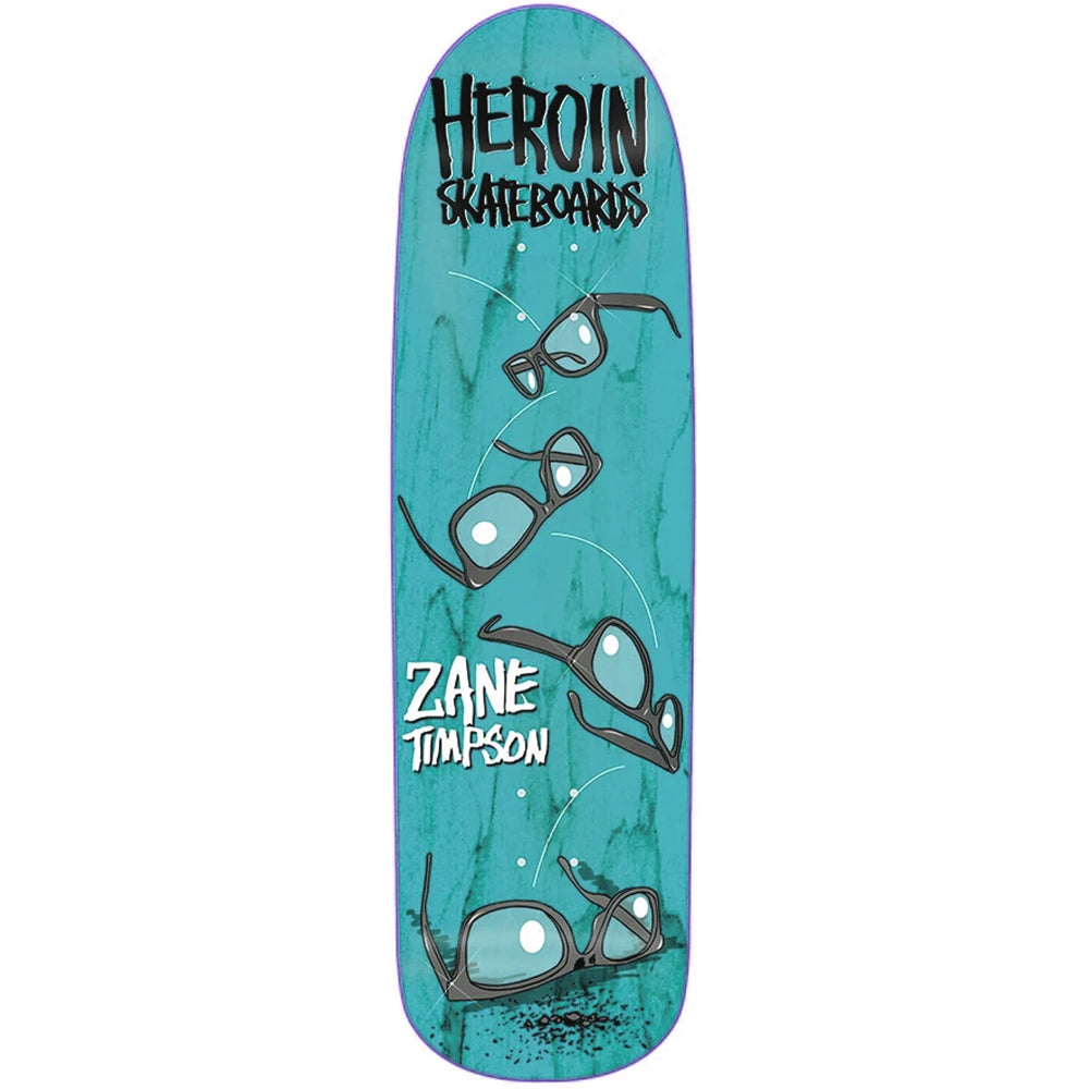 Heroin Zane Timpson Glasses 9" Deck