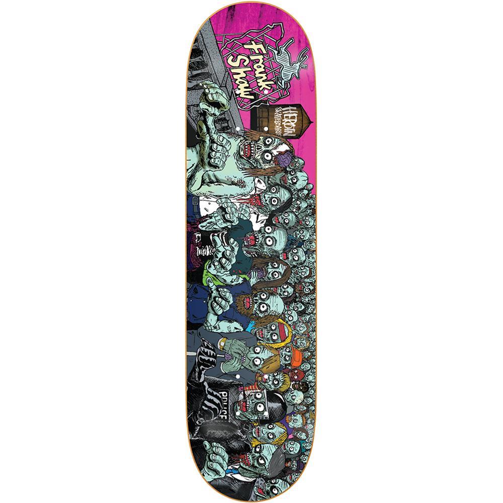 Heroin Frank Shaw Zombies 8.625" Skateboard Deck