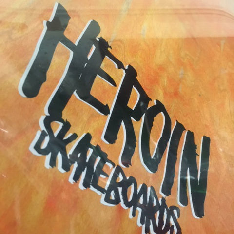 Heroin Very Big Golden Egg Skateboard Deck
