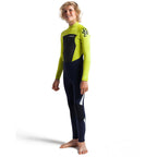 C-Skins Jnr Legend 5/4/3mm BZ Winter Wetsuit-Slate/Green/Silver