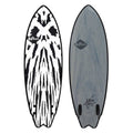 Softtech Mason Twin II 5'2 Surfboard - Gunmetal Black