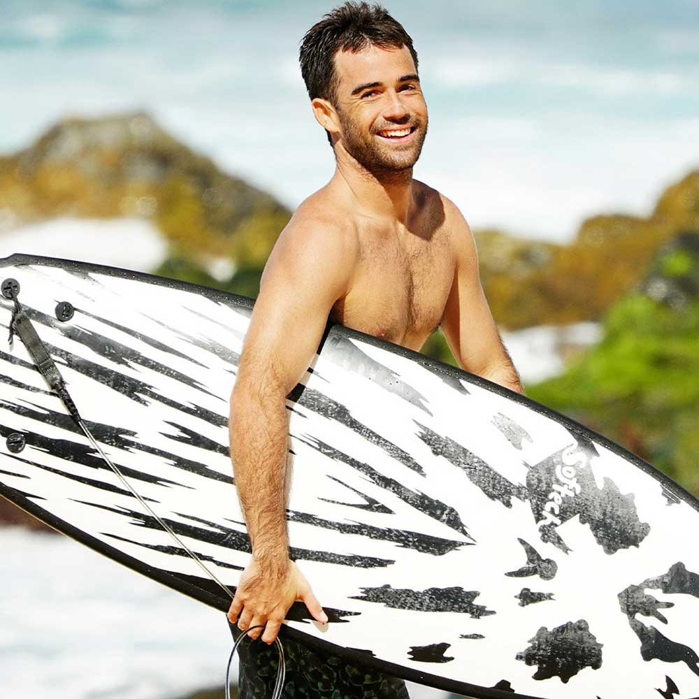 Softtech Mason Twin II 5'10 Surfboard - Gunmetal Black