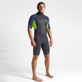 C Skins Element 3/2 Shortie Wetsuit  - Anthracite/Bluestone/Lime