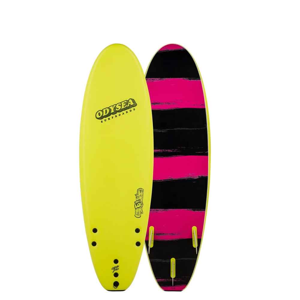 ODYSEA 6' Log Soft Surfboard - Lemon