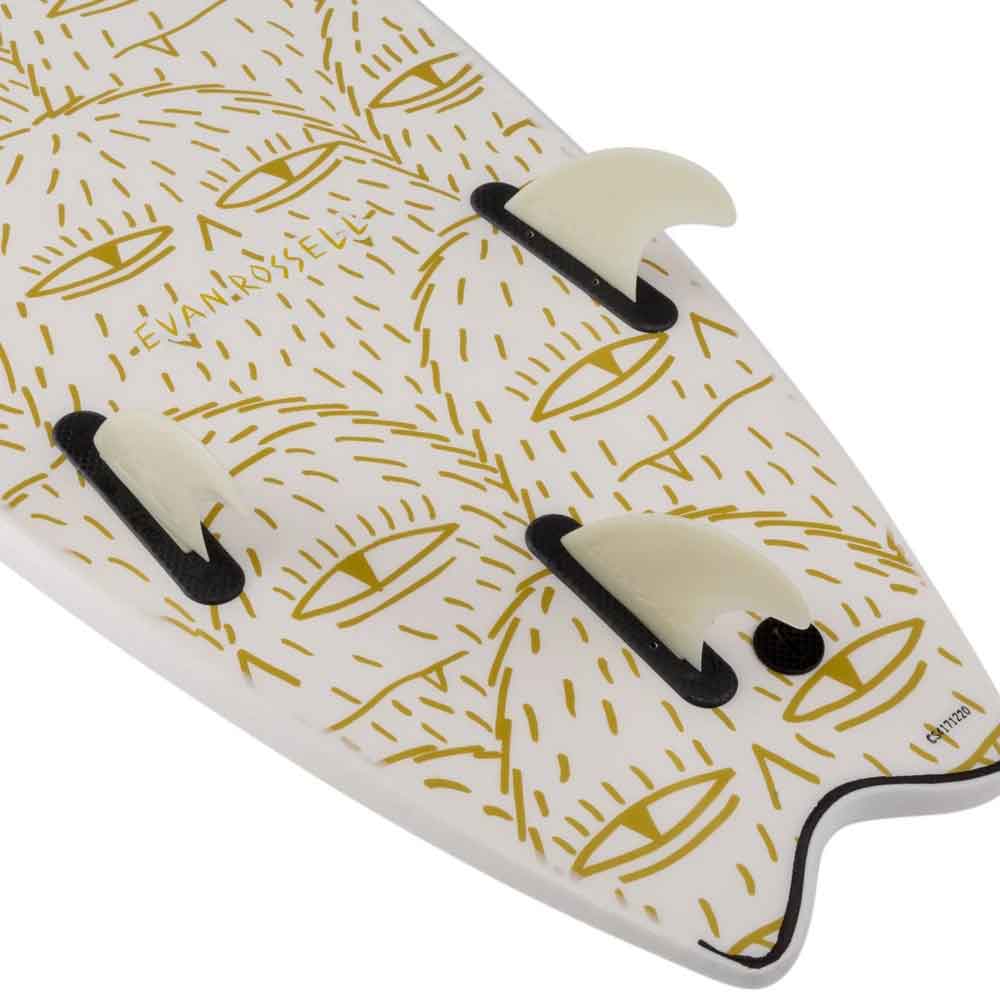 ODYSEA 6' Evan Rossell Log Soft Surfboard - White