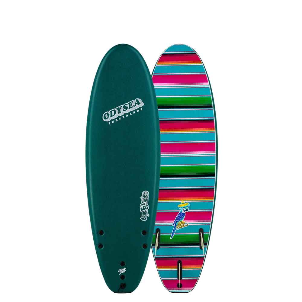 ODYSEA 6' Johnny Redmond Log Soft Surfboard - Verde Green