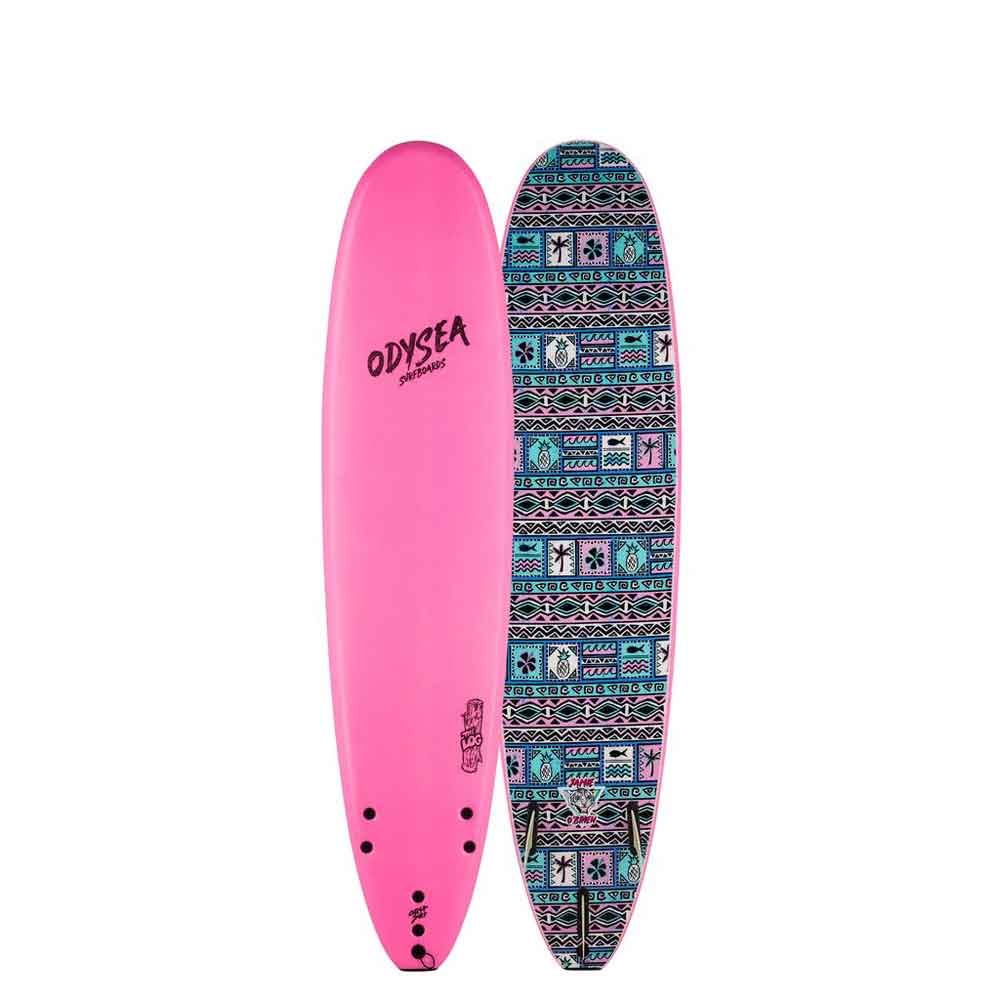 ODYSEA Log Pro Jamie O'Brien 7'0 Soft Surfboard - Hot Pink